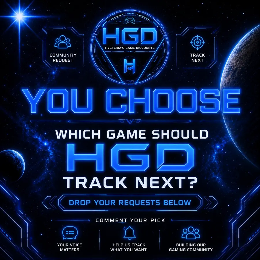 Space-themed HGD community poll graphic