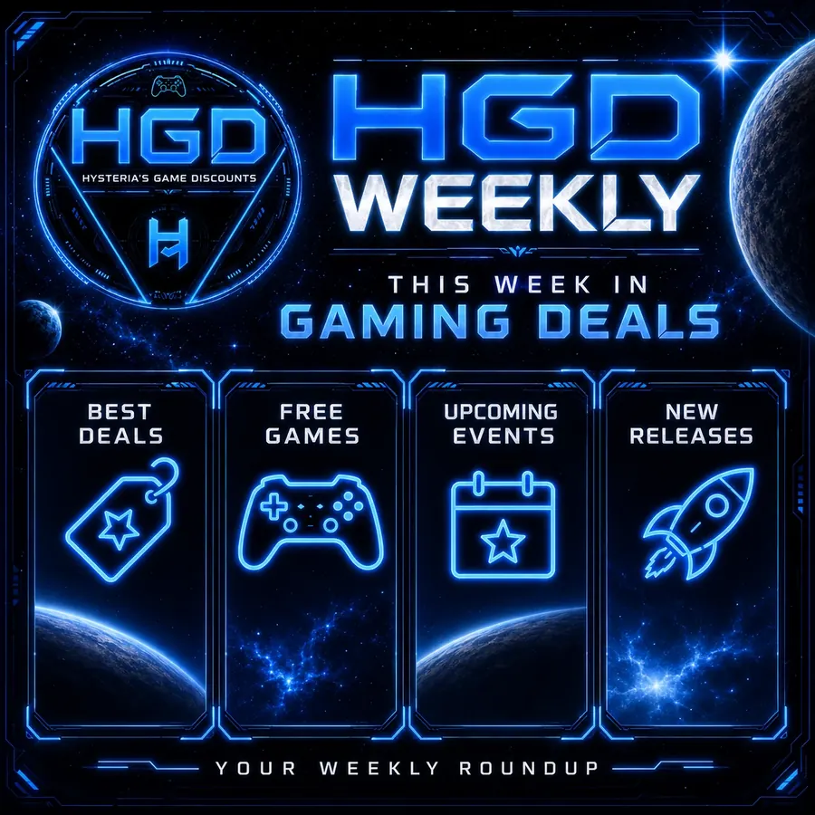 Weekly gaming deals graphic